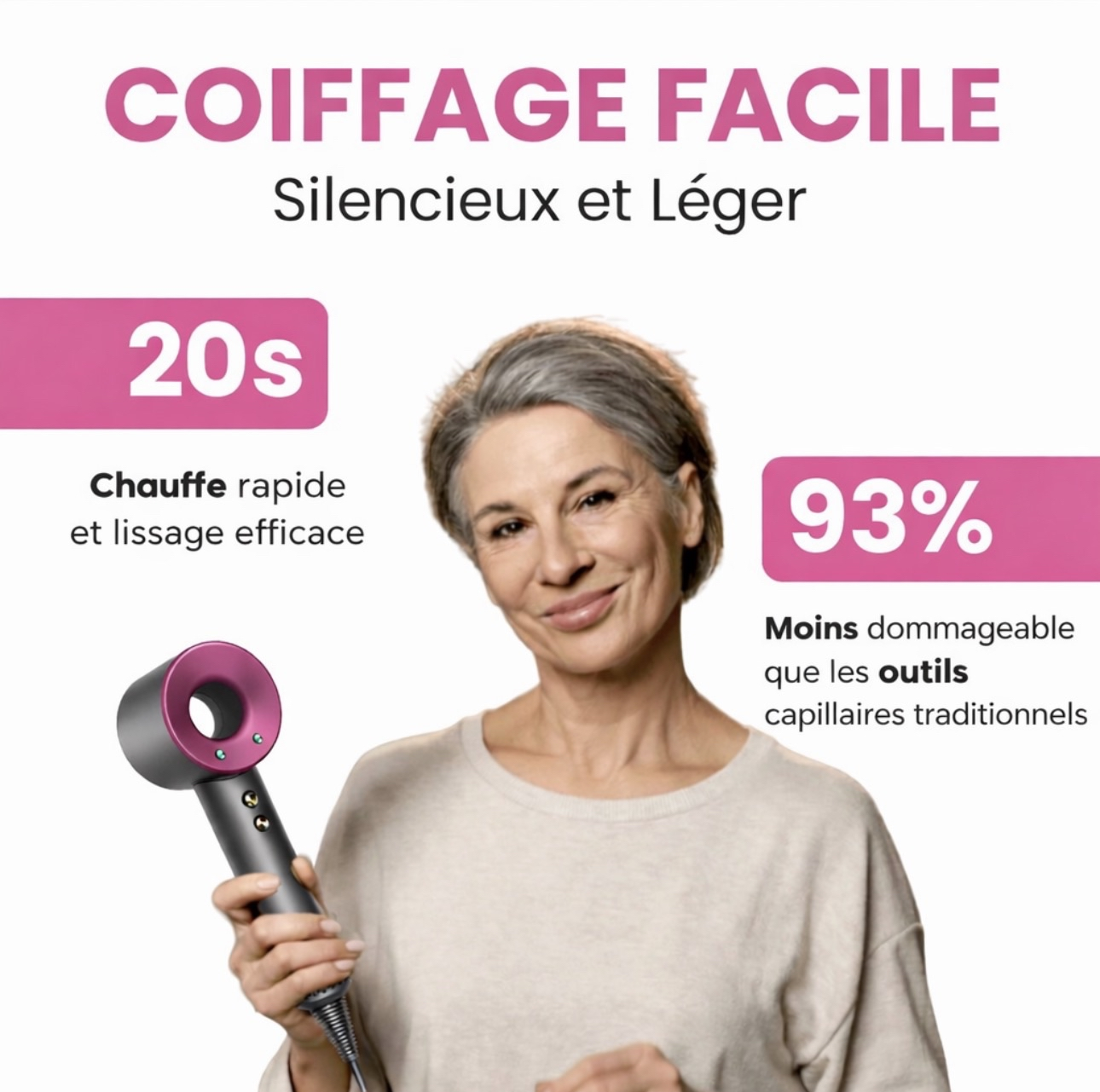 Sèche-cheveux 5 en 1 Arenzo