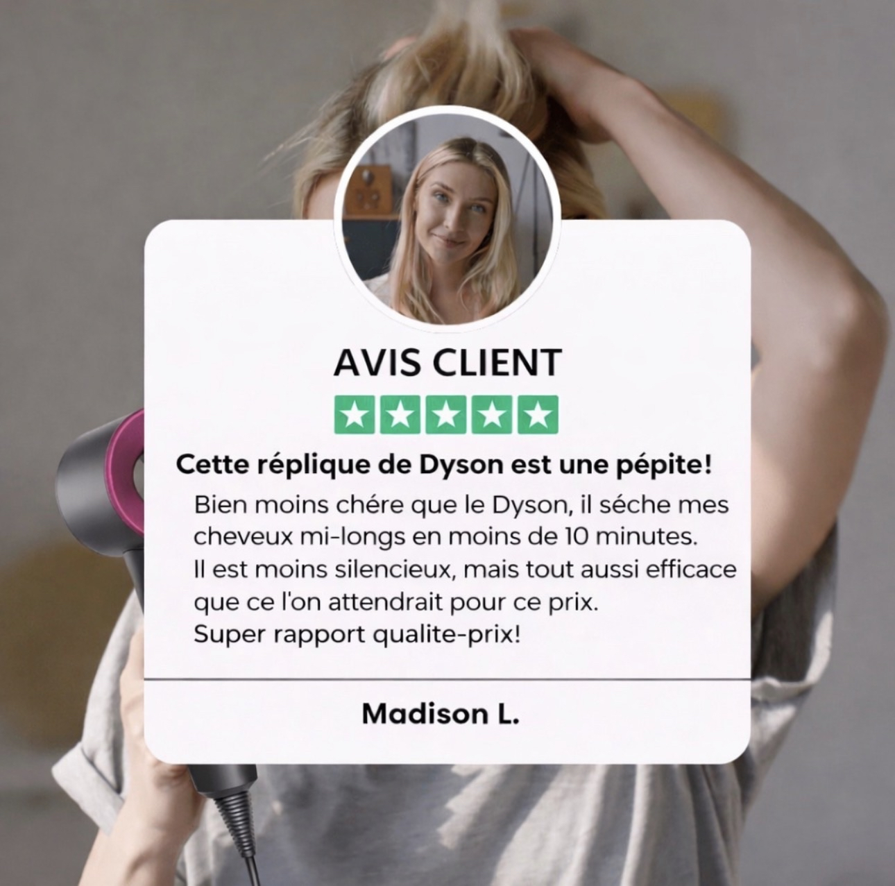 Sèche-cheveux 5 en 1 Arenzo